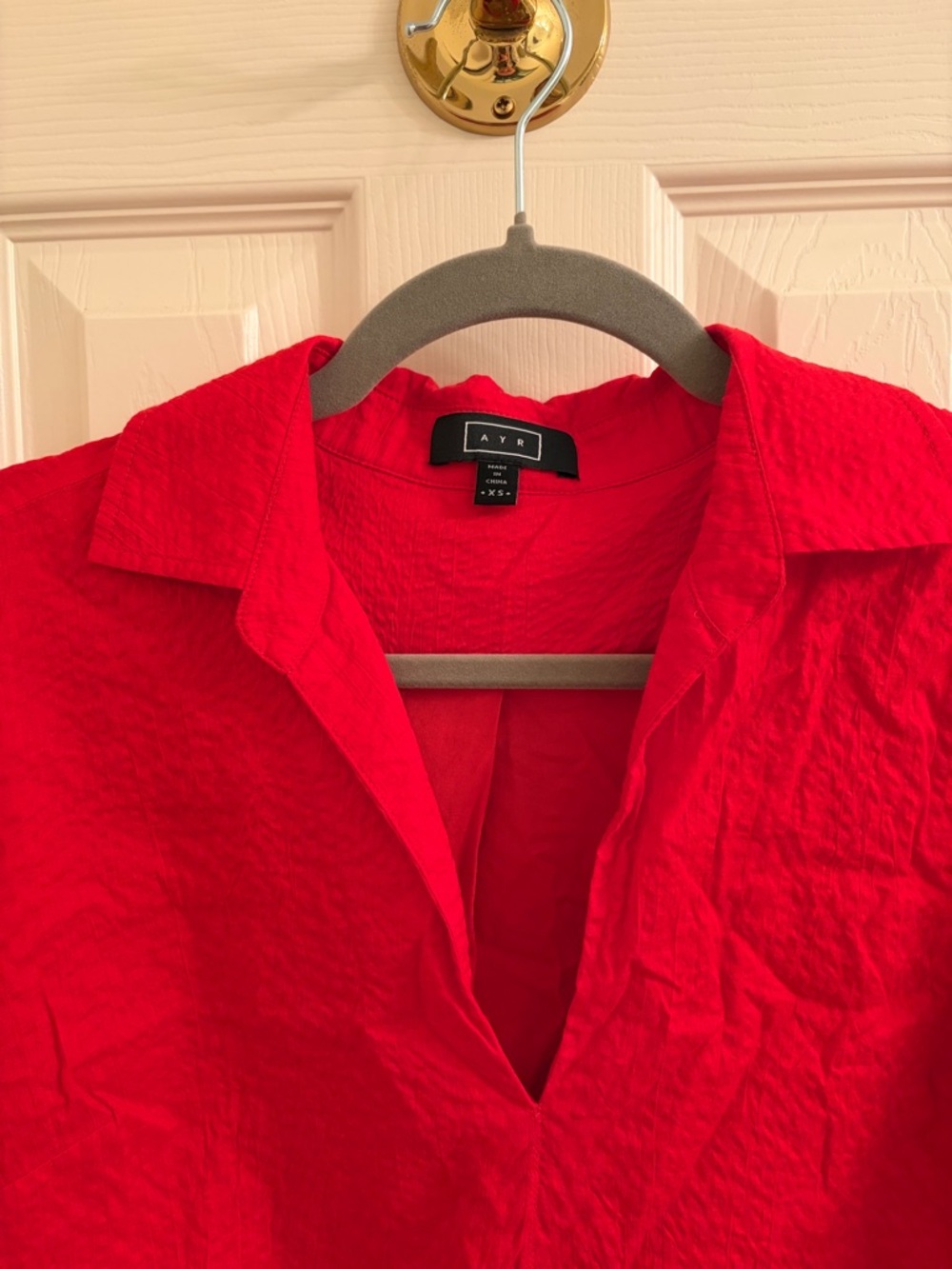AYR Red Shirt Dress - Picture 2 of 3